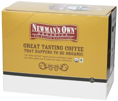 Newman's Own Organics, Newman's Own Special Blend Decaf, K-Cup Portion Pack for Keurig K-Cup Brewers, 24 Count (Pack of 4)