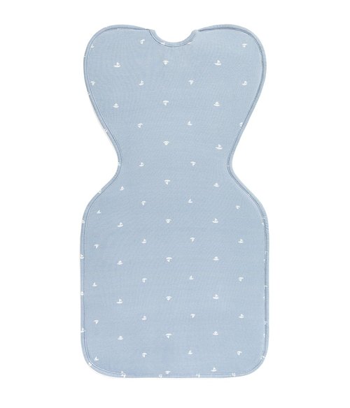 Love To Dream Swaddle Up - Soft Bamboo Fabric Wearable Blanket | Arms Up Design, 1.0 TOG, Small 8-13 lbs, Boats Mist
