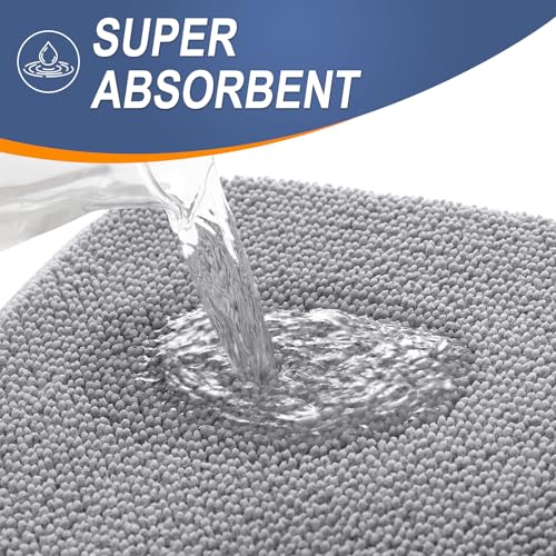 OLANLY Thick Memory Foam Bath Mat 30x20 - Soft, Non-Slip, Quick Dry