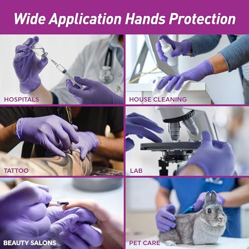 MedPride Powder-Free Nitrile Exam Gloves - Large, Case of 1000