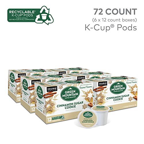 Green Mountain Coffee Roasters Cinnamon Sugar Cookie K-Cup Pods, 72 Count