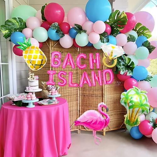 Bach Island Balloon Banner Set for Love Island Bachelorette Party