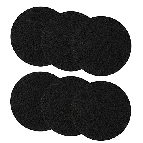 Resinta 6.25 Inch Activated Carbon Compost Bin Filters - 6 Pack