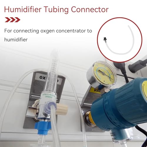 Agatige Oxygen Humidifier Tubing Connector for Oxygen Therapy