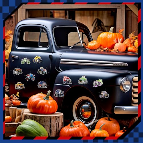 Zonon 12-Piece Truck Diamond Painting Kit - DIY Fridge Magnets