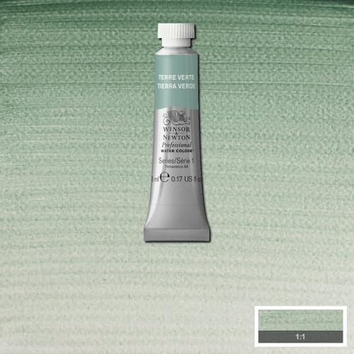 Winsor & Newton Professional Watercolor Paint, 5ml Tube, Terre Verte