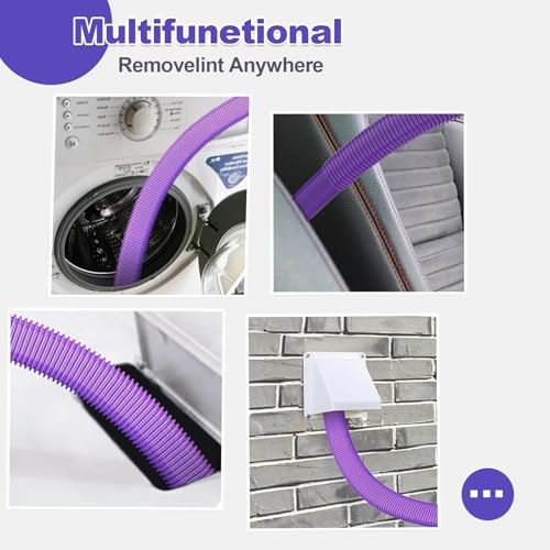 ELEMONY Dryer Vent Cleaner Kit for Dyson V7 V8 V10 V11 V12 V15 - 2.7ft Hose Attachment
