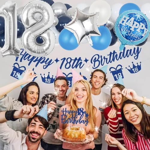 12th Birthday Decorations - 25 Pcs Silver Balloons Set