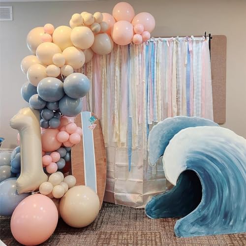 40-Inch Cream Number 1 Balloon for 1st Birthday Decorations