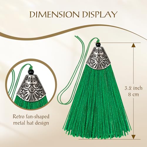 Boho Tassel Charms - 20 Silk Tassels for DIY Jewelry & Crafts