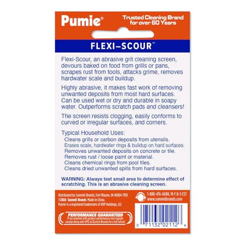 PUMIE Flexi-Scour Flexible Scouring Pad for Tough Cleaning