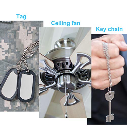 19ft Stainless Steel Ceiling Fan Pull Chain Extender - 3.2mm