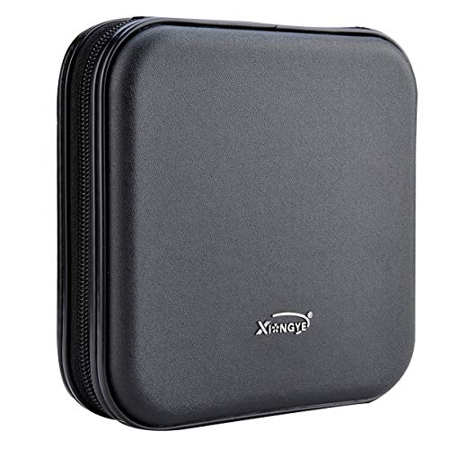 Portable CD DVD Wallet Case Holder - 32 Capacity Black