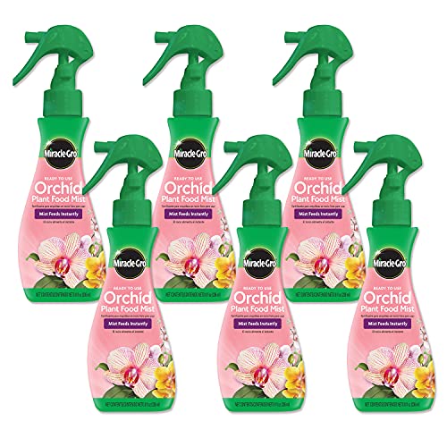 Miracle-Gro All Purpose Water Soluble Plant Food Mist 8oz Pack of 6 for Orchids