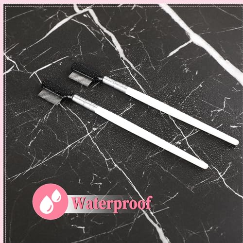 Sliverdew Metal Eyelash Comb and Separator Tool with Stainless Steel Teeth