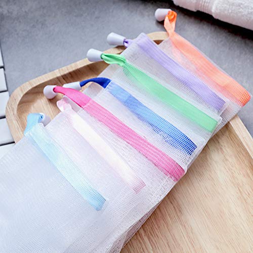 INVODA Double Layer Mesh Soap Saver Bag and Foam Net 10 Pack