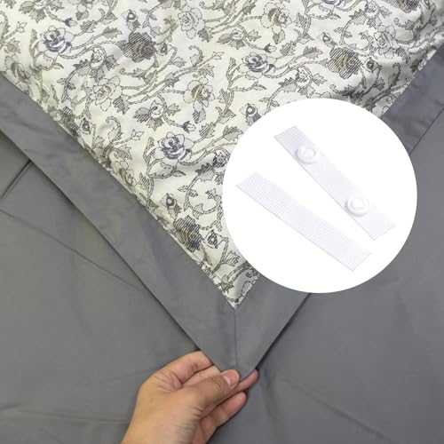 KIBBEH Duvet Cover Clips - 8 Pack Secure Comforter Fasteners Kit