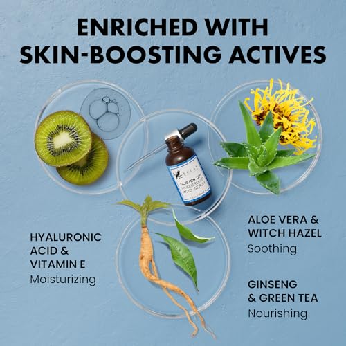 Eclat Skincare Hydrating Hyaluronic Acid Serum 2.5% with Vitamin B5 1 Fl Oz