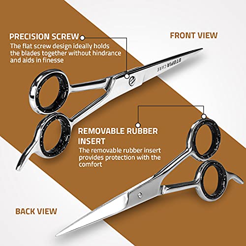Utopia Care 3.5 Inch Hair Cutting Scissors, Stainless Steel Salon Shears