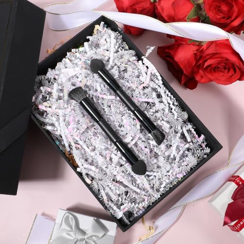 Eldraqth 2pcs Dual-Ended Hairline Brushes with Sponge Tip for Root Touch Up