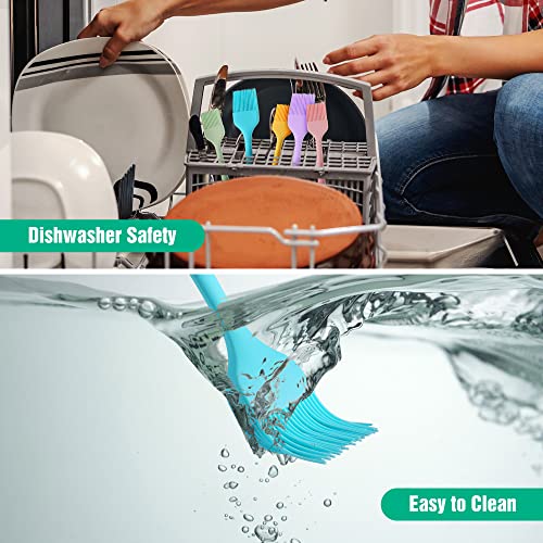 Silicone Basting Brush Set - Food Grade, Heat Resistant, 5 Colors