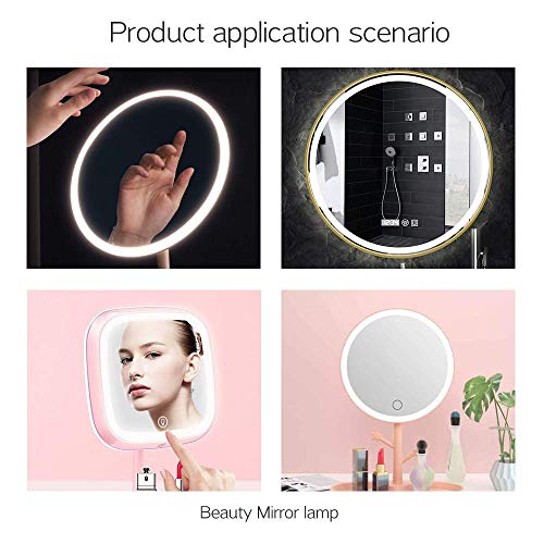 6K T-Type LED Light Bulb Replacement for Makeup Mirrors - 2 Pack