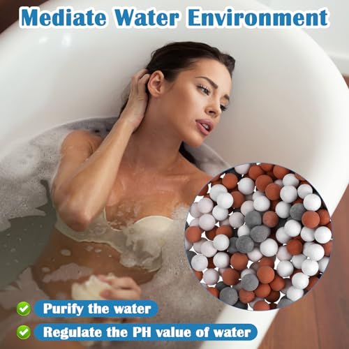 Shower Envy Mineral Filter Stone Beads Refills - 3 Pack for Shower Heads