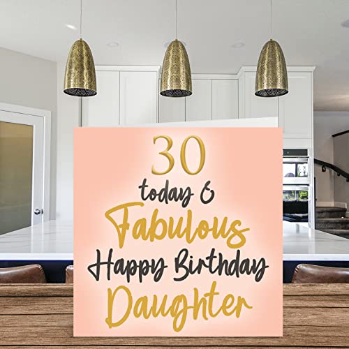 Stuff4 30th Birthday Card for Daughter - 30 Today & Fabulous