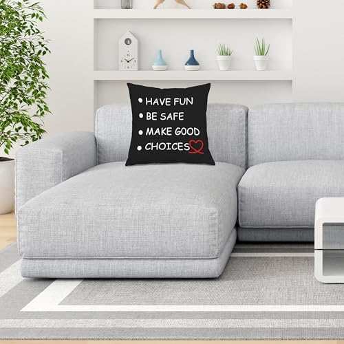 Funny College Dorm Pillow Cover 18x18 - Call Your Mom, Colour 04
