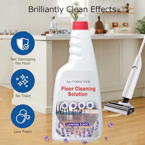 Roborock-Compatible Floor Cleaning Solution - Streak-Free & Residue-Free