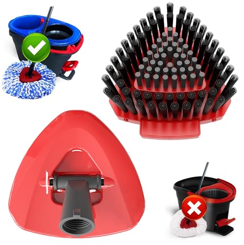 Replacement Mop Base and Scrub Brush for O-Cedar RinseClean 2-Tank System