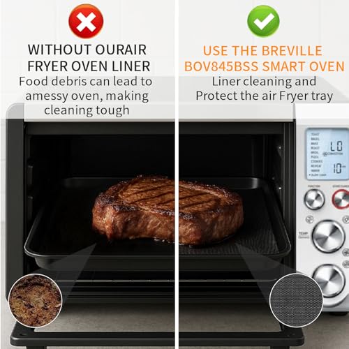4-Pack Oven Liners for Breville Smart Oven Pro - Heat-Resistant Nonstick