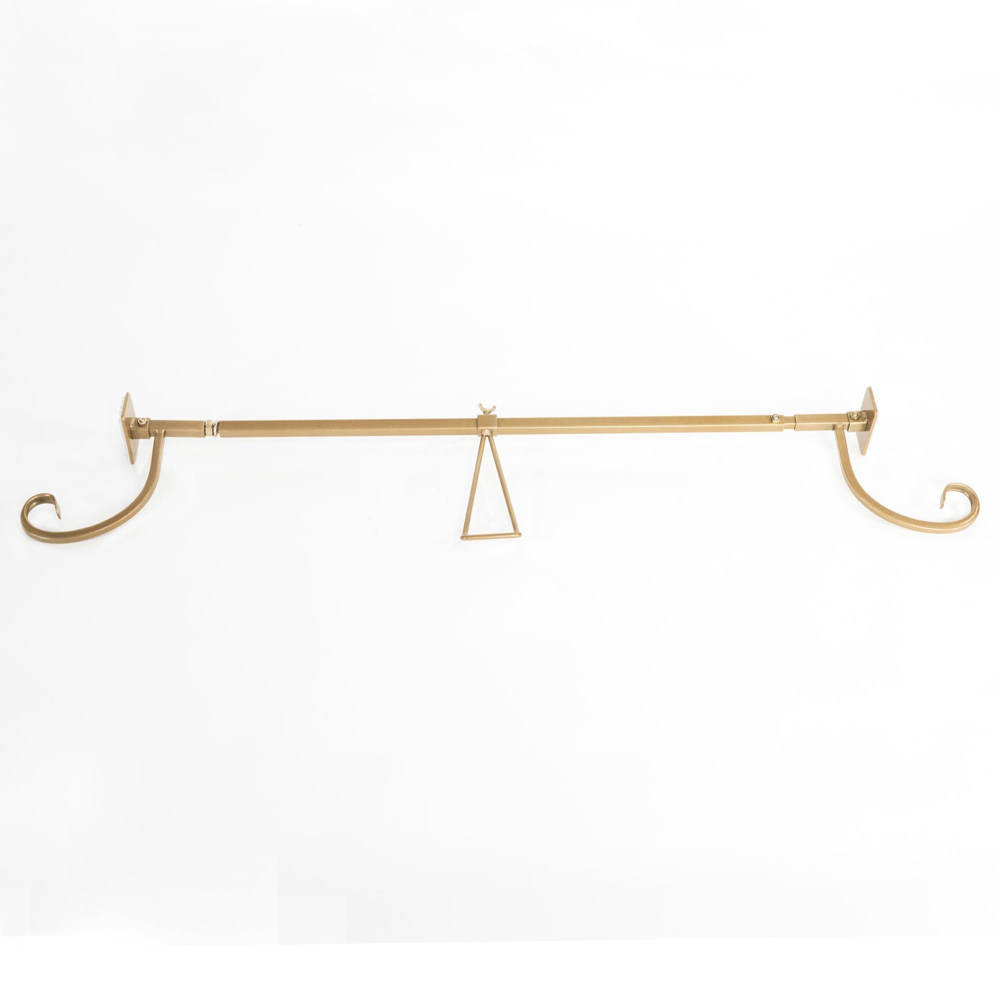 VILLAGE LIGHTING COMPANY [Front Door Garland Hanger] - Adjustable to Different Door Widths | Heavy-Duty Cast Iron | Decorative Christmas and Holiday Decor | No Nails, Screws, or Damage