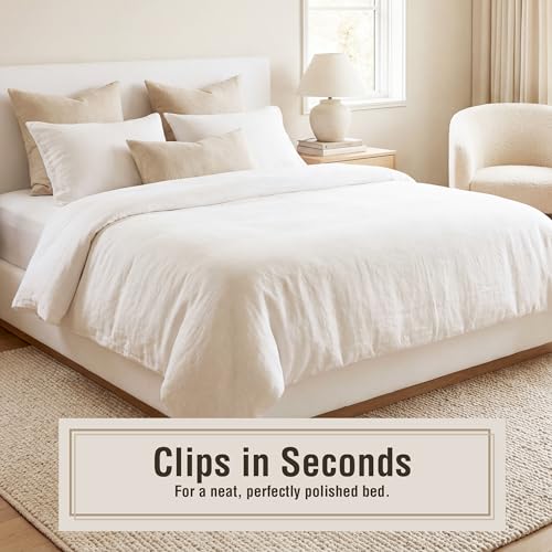 Comforter Clips for Duvet Covers - Secure Hold, 4-Pack