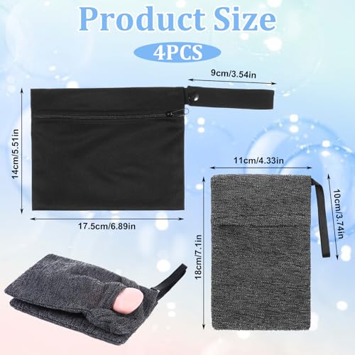 Thinp Soap Saver Bags - 4Pcs Portable Bar Soap Pouch Set