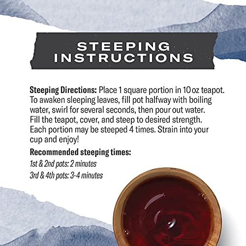 Numi Organic Aged Pu-erh Tea Brick - Bold & Earthy, 12 Portions