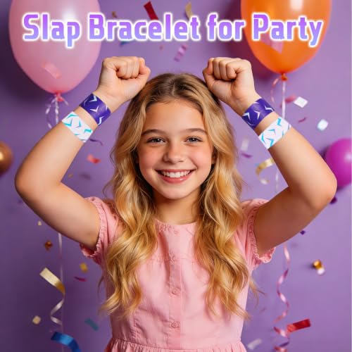 24 Pcs Kpop Slap Bracelets - Fun Party Favors & Gifts
