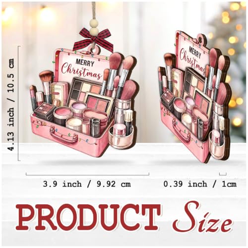 Makeup Christmas Ornament - Beauty Cosmetology Gift for Women and Girls
