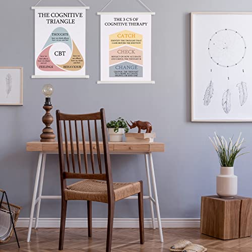 Gersoniel 3-Piece Mental Health Posters for Therapy Office Decor