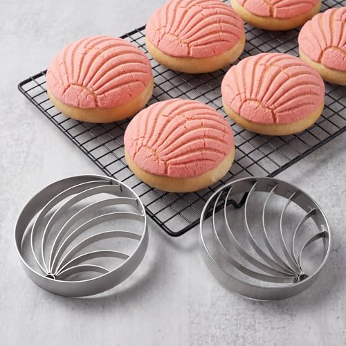 Mexican Concha Cutter & Pig Cookie Cutter Set Stainless Steel