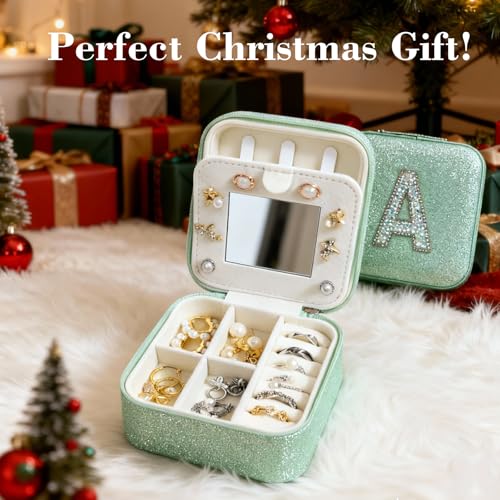 Zyvora Travel Jewelry Case & Portable Organizer Box for Women