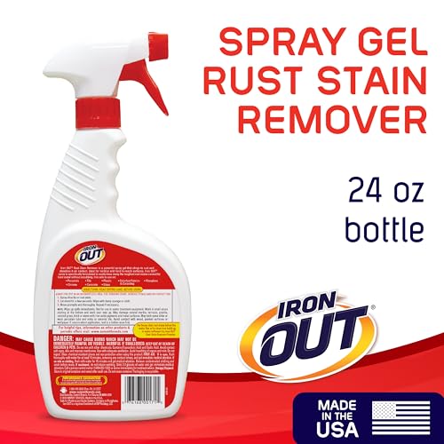 Iron OUT Rust Stain Remover Spray Gel - 24 oz No-Scrub Cleaner