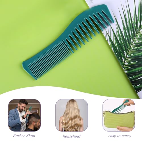 Mozeat Lens 2-Pack 7-Inch Double Tooth Hair Comb for Styling and Grooming