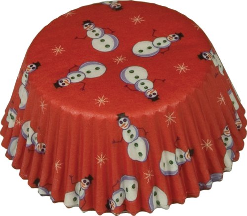 Fox Run Christmas Baking Cups - Festive Holiday Muffin Liners 50 Pack