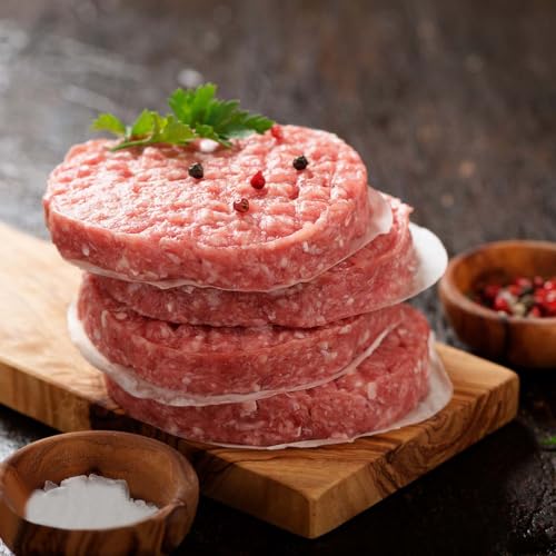 100 Pcs Non-Stick Hamburger Patty Papers - 4 Inch Baking Sheets