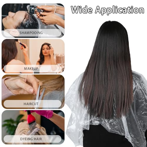 Disposable Hair Color Capes Waterproof Salon Dye Bibs 10 Pack