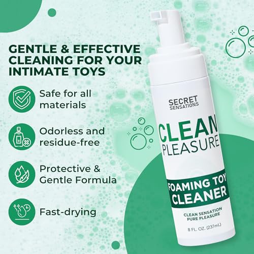 Premium Adult Toy Cleaner Foam - Safe & Gentle 237ml