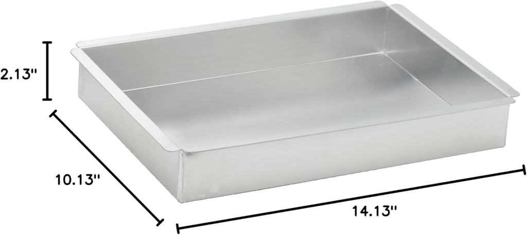 Winco 2-Inch Deep Aluminum Cake Pan - 9-Inch x 13-Inch for Perfect Baking Results