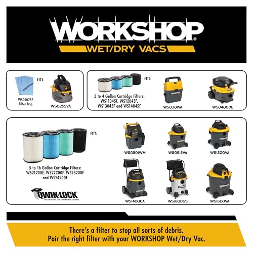 WORKSHOP Wet/Dry Vacs WS17801A Dusting Brush Vacuum Attachment