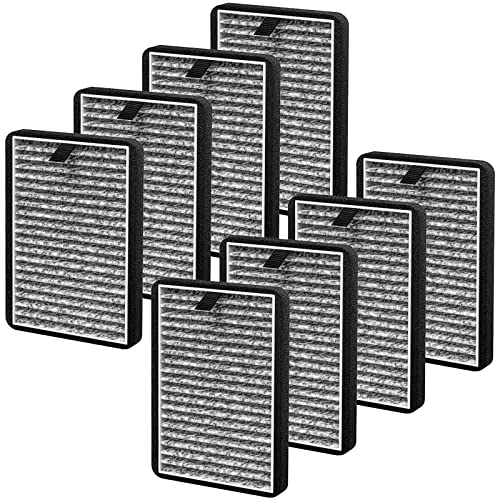 8-Pack DSTx HEPA Filters for Clarifion Air Purifiers - Dust, Smoke & Odor Reduction
